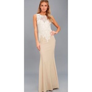 Lulu's Lace Cream Dress